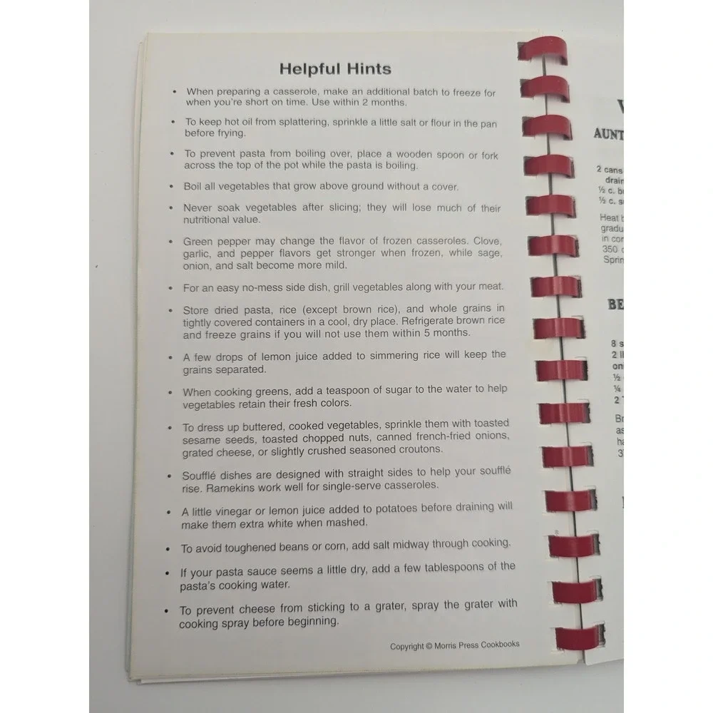 Life Skills Cookbook Waldron Junior Senior‎ High School Indiana 2009 Recipes